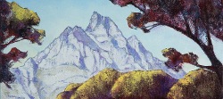 West Face - Table Mountain from Round House | 2019 | Oil on Canvas | 50 x 57 cm